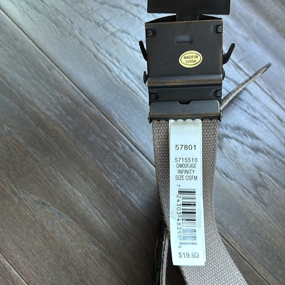 RedHead Infinity Adjustable Camoflauge Web Belt, brass tone logo buckle,Hunt - Picture 4 of 7